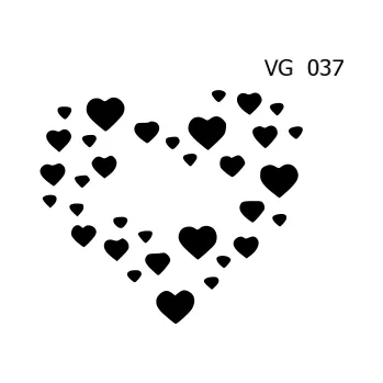 Šablona plastová pro kreativní tvoření - A4 - VG37