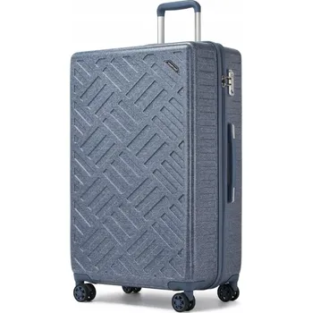 Kufr Supercase 85L - Džínově modrý, Geometrický vzor