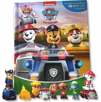 Figurka Tlapková patrola SPOUSTA ZÁBAVY 10 FIGUREK + PODLOŽKA Tlapková patrola
