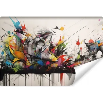 Fototapeta Fototapeta na zeď Abstraktní GRAFFITI nástěnná malba 180x120