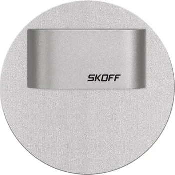 Nástěnné svítidlo Schodišťové svítidlo SKOFF 0,4 W LED bílá studená 6 cm stříbrná