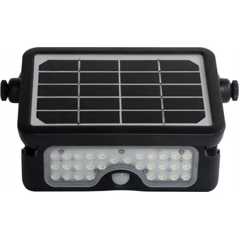 Solární LED halogenový reflektor 5W s pohybovým senzorem, 4000K, IP65 Eko-light