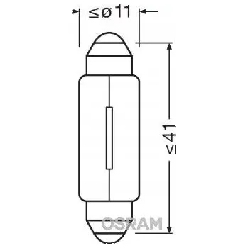 Brzdová hadice OSRAM 6429 Žárovka, světlo na čtení