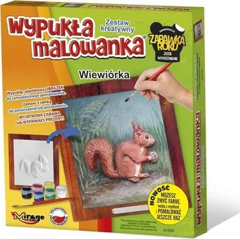 omalovánky Vypouklá omalovánka Les Veverka Kreativní sada