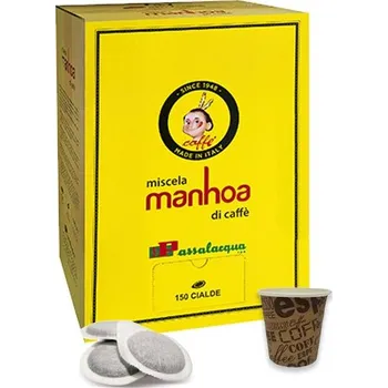 Passalacqua MANHOA kávové E.S.E. PODy 150ks