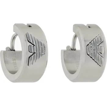 Náušnice Emporio Armani Stylové kruhové náušnice z oceli EGS3165040 + 2 měsíce na vrácení zboží
