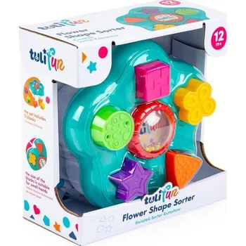 Hračka pro nejmenší Květina Třídič Tvarů TULIFUN Senzorická Hračka