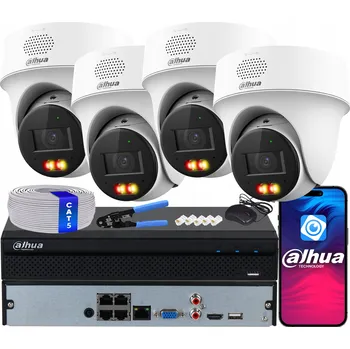 Bezpečnostní kamera IP Monitoring 4MPx Dahua 4x Otočná Kamera IPC-PT1439H-PV-0280B PoE LED IR