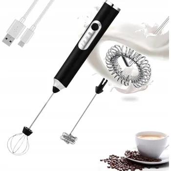 Šlehač mléka NAPĚŇOVAČ MLÉKA KÁVY MIXÉR ŠLEHAČ ELEKTRICKÝ NA VEJCE 304