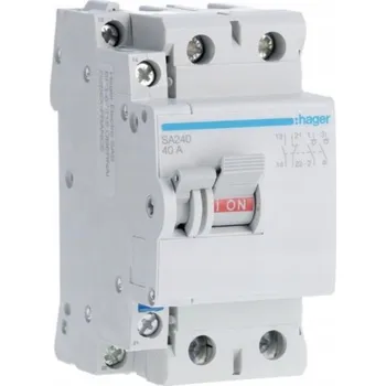 Jistič Hager Izolační odpojovač s možností spouštění SA240 40A 2P