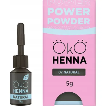 Tužka na obočí OKO Power Powder henna na obočí 07 Natural 5 g