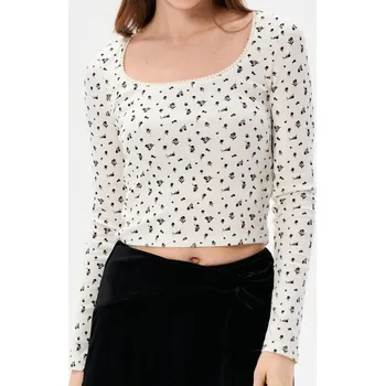 Dámská halenka Sinsay - Bavlněná halenka s dlouhým rukávem - vícebarevná - 552HC-MLC - 552HC-MLC-S