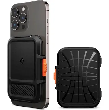 Peněženka Spigen Lock Fit MagSafe Wallet peněženka černá