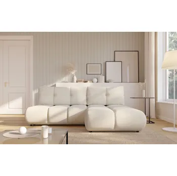 Sedací souprava Rohová sedací souprava SELKIR - krémová, pravý roh