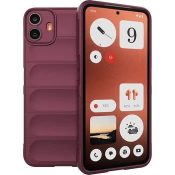 Pouzdro na mobilní telefon Techsuit Magic Shield Nothing CMF Phone 1 Bordeauxová