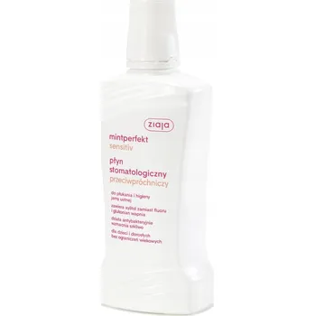 Masážní přístroj Ústní voda bez fluoru Ziaja Mintperfekt Senstiv 500 ml