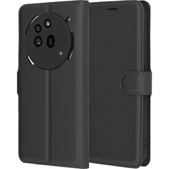 Pouzdro na mobilní telefon Pouzdro z kůže Techsuit pro Nothing Phone (3a) Pro černé