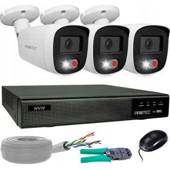 Bezpečnostní kamera Sada monitoringu 2 IP kamery 4K 8MP POE IR Mikrofon Detekce Bez disku