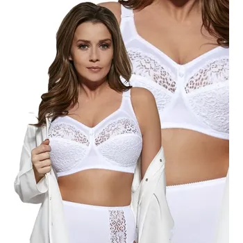 Dámské spodní prádlo Viki měkká bílá podprsenka velikost 90F