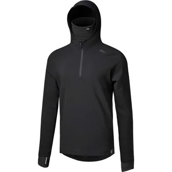 Cyklistická bunda IXS Carve 1.0 hooded jersey, black, XL XL