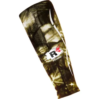 Fotbal R-EVENGE Štulpny se silikonovými vložkami s efektem tejpu VELKÉ KAŠTANOVÁ|ZELENÁ