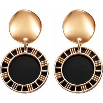 Náušnice Náušnice Xiomara - Zlatá/Černá KP-27562