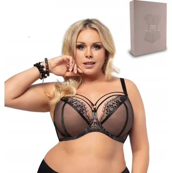 Podprsenka Gorsenia K496 Podprsenka VYSTUŽENÁ měkká černá 90J