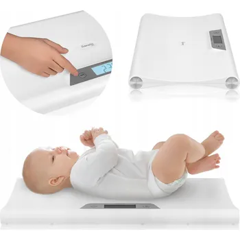 Kuchyňská váha Elektronická váha pro miminka LIONELO Babybalance White