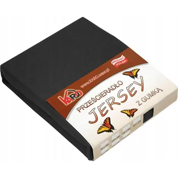 Prostěradlo Prostěradlo jersey s gumou 200x200 černé 044 gr