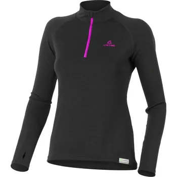 Dámská mikina LAURA dámská merino mikina - Černá 9094 / S / Černá