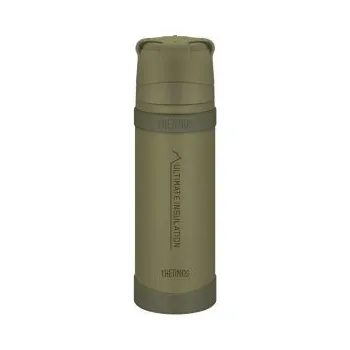 Thermos Mountain 750 ml khaki Zelená termoska + DÁREK DLE VÝBĚRU!
