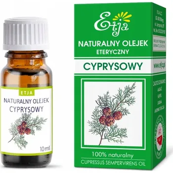 Vonný olej Etja Přírodní cypřišový esenciální olej 10 ml