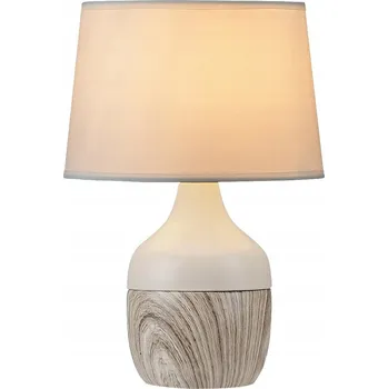 Lampička Stolní lampa Rabalux Yvette béžová, bílá 40 W