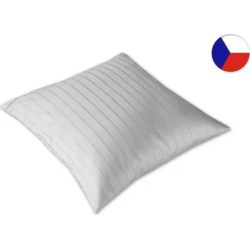 Povlak na polštářek Damaškový povlak na polštář 40x40 EXCELLENT CARMINE Pruhy světlá šedá