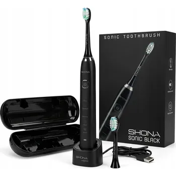 Elektrický zubní kartáček Elektrický zubní kartáček SHONA Sonic Black