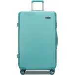 Střední skořepinový kufr z ABS+PC - Kono - 60L - modrý