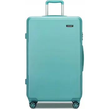 Střední skořepinový kufr z ABS+PC - Kono - 60L - modrý