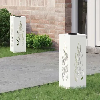 Venkovní osvětlení Solární LED Cestovní Světlo 2 pcs Bílá Studeně válcovaná ocel