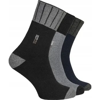 Pánské ponožky 3 Pánské Bezkompresní Bambusové Ponožky PA6649 Velikost 44-47