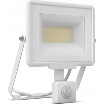 LED halogen s pohybovým a soumrakovým senzorem, reflektor 50W IP65, PIR