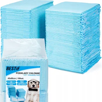 toaleta pro psa Absorpční podložky a rohože Bestif 100 ks