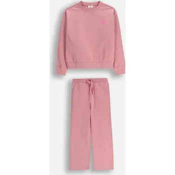 Tepláková souprava 128, pudrová růžová COCCODRILLO