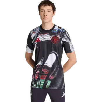 Pánský předzápasový dres Adidas Manchester United 25/26 černý