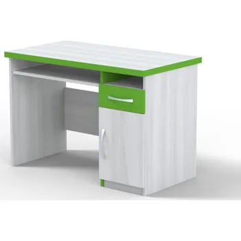 Psací stůl BRADOP Počítačový stůl CASPER TOM 110×60 Barevné provedení: CEZ - CREME ZELENÁ