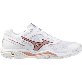 Dámská sálová obuv Dámská sálová obuv Mizuno Wave Phantom 3 W White/Rose Elegance/Lava Falls EUR 36,5