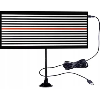 Lampička PDR lampa na promáčkliny s pruhy, mobilní, napájení baterií 18650