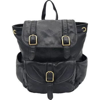 Městský batoh Dámský kožený batoh Stichwell 26850 černá Barva: černá, Velikost: 0