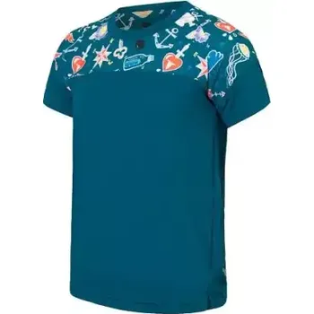 cyklistický dres Sensor Cyklo Helium dětský dres krátký rukáv safír/Boys Tattoo vel. 130