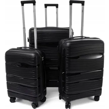 Sada 3 kufrů KEMER RGL PP3 Černá