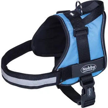 Postroj pro psa Nobby Seguro bezpečnostní postroj pro psa S-M světle modrá 45-60cm